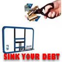 Sink Your Debt : debt, personal finances, money, credit, loans, advice, help