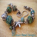 Sundown Bead Designs Rhetoric : One of a Kind Sterling Silver Wearable Art Jewelry