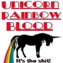 Unicorn Rainbow Blood : Brilliantly crafted, etched in marble with a unicorn horn.