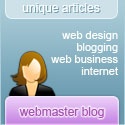 Webmaster Blog : unique web development articles