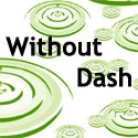 Without Dash : 
