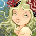 Art by Valarie : eBay, kids, digital, art, illustration, unique, whimsical, original, prints, animals, girl, 