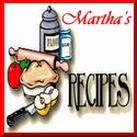 Martha's Recipe Cabinet : cooking, cookbooks, simple dishes, recipes