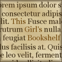 This Girl's Bookshelf : Reading, Writing, and Literature