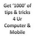 'Computer Tips and Tricks' : Tricks for pc,computer tips and tricks