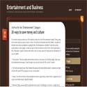 Entertainment and Business : 