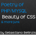 PHP/MySQL & CSS : by Sebastiano Bellinzis