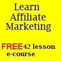 Free 42 lesson e-course on Affiliate Marketing : The biggest course available, anywhere.
