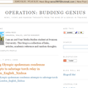 Operation: budding genius : News and Media
