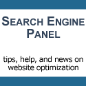 Search Engine Panel : Tips, help, and news on website optimization.