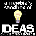 OnlineBiz and Resources : a newbie's sandbox of ideas