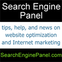 Search Engine Panel : Tips, help, and news on website optimization.