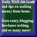 Legitimate, updated home-based jobs  : Working at home with Angelface79