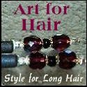Art for Hair : Hand-Carved Hair Sticks and Forks