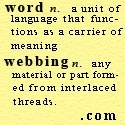 WordWebbing : Spinning words for any occasion.