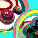 Gems and Jingles : Felt jewelry & Silver/Gemstone jewelry