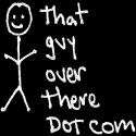 That Guy Over There : blah blah blah