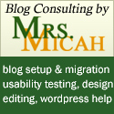 Mrs. Micah: Blog Consulting : Wordpress Assistance and Blog on Blogging