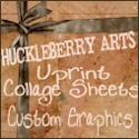 Huckleberry Arts : Collage Sheets,Custom Graphics