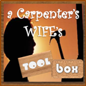 a Carpenter's WIFE's tool box : ... because life is an endless reconstruction project.