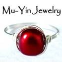 Mu-Yin Jewelry : wire wrapped pearl rings 