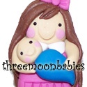 living with threemoonbabies : polymer clay beads, etc...