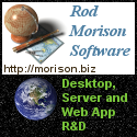 Rod Morison Software Technotes : Software how-tos, ideas, opinion and discussion on desktop, server, and web application development