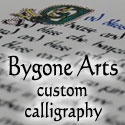Bygone Arts : contemporary calligraphy inspired by medieval manuscripts